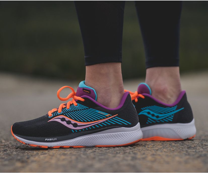 Női Saucony Guide 14 Futócipő Fekete Narancssárga | HU 916SGL